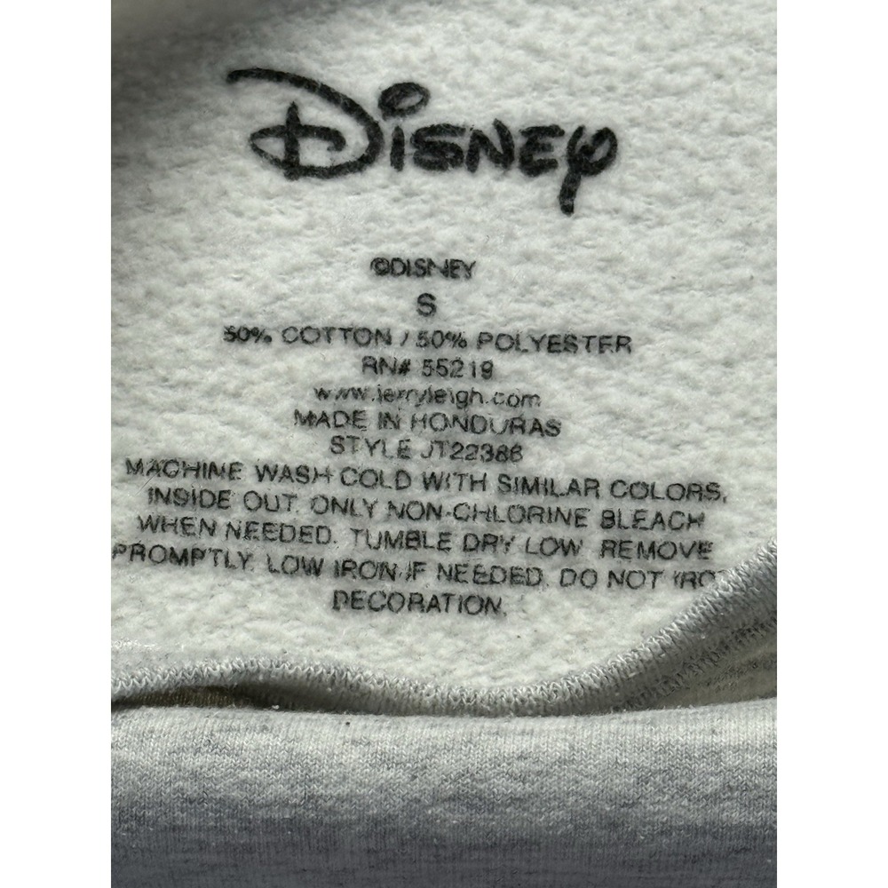 Disney Minnie Mouse sweatshirt Small Gray Pullover crewneck cute graphic vintage - Picture 3 of 8